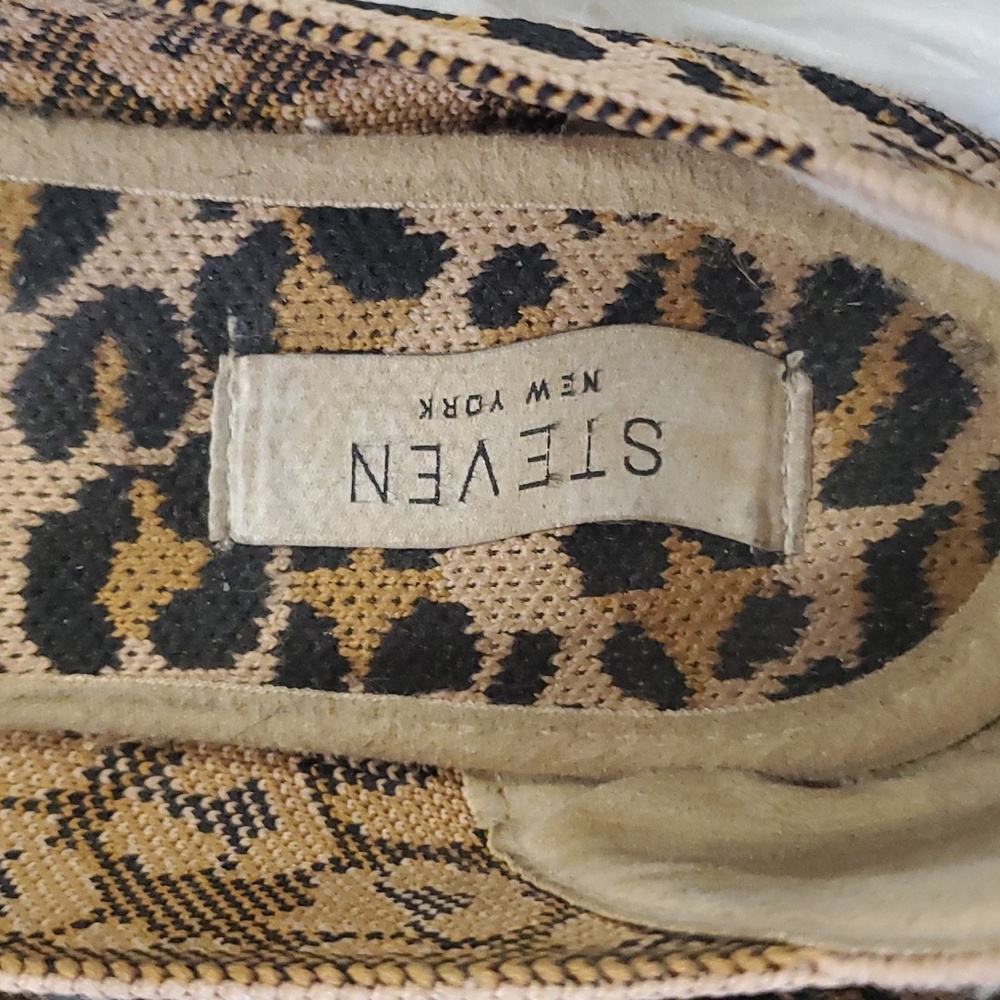 Steve Madden leopard Mob Wife  flats shoe size 8.5 - Picture 11 of 14